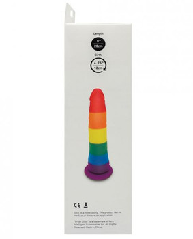 Pride Dildo Realistic Silicone Rainbow