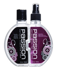 Passion Vibrator Cleaner and Lube Combo - 10 oz. by Passion Lubricants