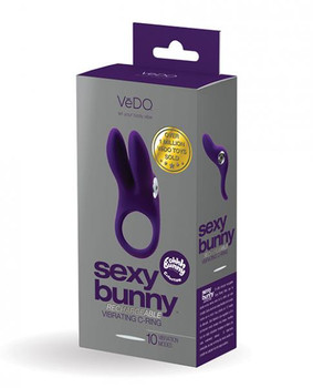 Vedo Bunny Rechargeable Ring - Deep Purple