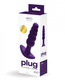 Vedo Plug Rechargeable Anal Plug - Purple - view 3