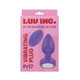 Luv Inc Pr17: Vibrating Plug With Remote Purple - view 2