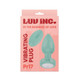 Luv Inc Pr17: Vibrating Plug With Remote Green - view 2