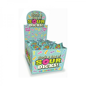 Suck A Bag Of Sour Dildos! 100-piece Display