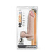 Dr. Skin Plus Thick Posable Dildo With Balls 9 In. Vanilla - view 2