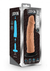Lock On Argonite Dildo Mocha 8