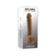 Selopa Natural Feel Flexskin Dildo Bendable With Moving Material 7 In. Dark - view 2