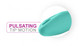 Cloud 9 Health & Wellness Wireless Remote Control Egg W/ Pulsating Motion Teal - view 7