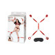 Lux Fetish Bed Spreader 7-piece Restraint Set Red - view 2