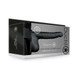 Ouch! Ribbed Hollow Strap-on With Balls 8 In. Black - view 5