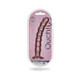 Shots Ouch! Beaded Silicone 8 In. G-spot Dildo Rose Gold - view 2