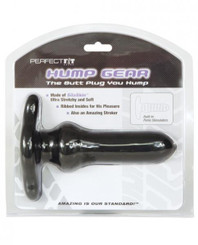 Perfect Fit Hump Gear Penetration Butt Plug - Black Sex Toy