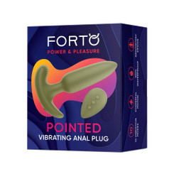 Pointed Vibrating Plug Green