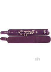Rouge Plain Ankle Cuffs Purple