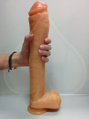 Hung Rider Lil John 13 inches Beige Dildo by Blush