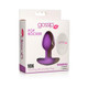 10X Pop Rocker Vibrating Silicone Plug with Remote - Violet by Gossip - view 5