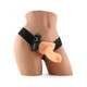 6" Vibrating Hollow Strap On - Beige by Pipedream - view 6
