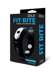 Zolo Fit Rite Adj Vibe Erection ring Snaps by Xgen