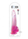 King Penis Clear With Balls 10in Pink