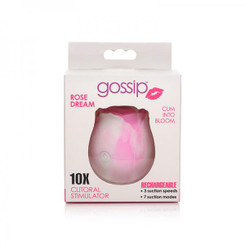 Gossip Cum Into Bloom Clitoral Vibrator Rose Dream Silicone Swirl