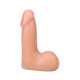 The Realistic Penis 5 In. Ultraskyn Vac-u-lock Dildo With Balls Vanilla - view 2