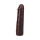 The Realistic Penis 7 In. Ultraskyn Vac-u-lock Dildo Chocolate