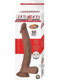 RealShaft Dildo Dual Layered 10 Brown