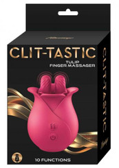 Clit-tastic Tulip Finger Massager Red