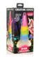 Uni-Glow-In-The-Dark Rainbow Silicone Dildo by Creature Dildos - view 2