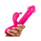 Thrusting and Vibrating Silicone Rabbit Vibrator by Bang! - view 2