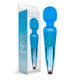 Nixie Rechargeable Wand Massager Blue Ombre Metallic - view 3