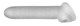 Perfect Fit Fat Boy Micro Ribbed Sheath 7.5in Clear - view 3