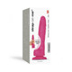 Strap-on-me Sliding Skin Realistic Dual-density Dildo Fuchsia M - view 2