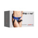 Strap On Me Leatherette Curious Harness - Metallic Blue - view 2