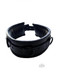 Padded Leather Collar Black - view 2