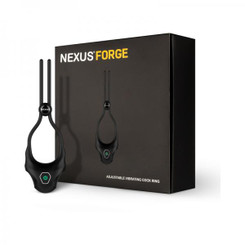 Nexus Forge Adjustable Vibrating Erection Ring Black