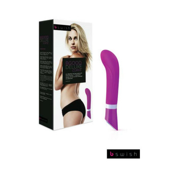 B Swish Bgood Deluxe Curve Vibrator Violet