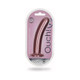 Shots Ouch! Smooth Silicone 7 In. G-spot Dildo Rose Gold - view 2
