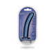 Shots Ouch! Smooth Silicone 7 In. G-spot Dildo Metallic Blue - view 2