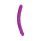 Realrock Glow In The Dark Double Dong 15 In. Dual-ended Dildo Neon Purple - view 2