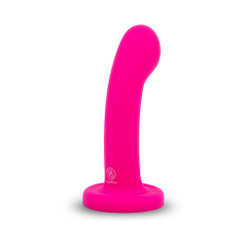 Together Pop 5 in. Silicone Dildo and Harness Set Pink by Hustler