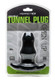 Double Tunnel Plug X-Large Black by Perfect Fit Brand - view 5