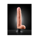 Real Feel Deluxe No 7 Wallbanger Vibrating Dildo Waterproof - Beige - view 7