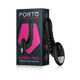 Forto Ribbed Pro Vibrating Massager Black - view 2