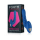 Forto Ribbed Pro Vibrating Massager Blue - view 2