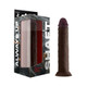 Shaft Model J Liquid Silicone 9.5 In. Dildo Mahogany - view 2