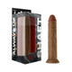 Shaft Model J Liquid Silicone 9.5 In. Dildo Oak - view 2