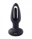Snuggy Flapping Anal Plug Vibrator Black