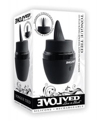 Evolved Tongue Tied Silicone Rechargeable Black