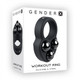 Gender X Workout Ring Weighted Silicone Training Erection ring Black