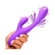 Tri Flick Silcione Flicking Rabbit Vibrator - view 2